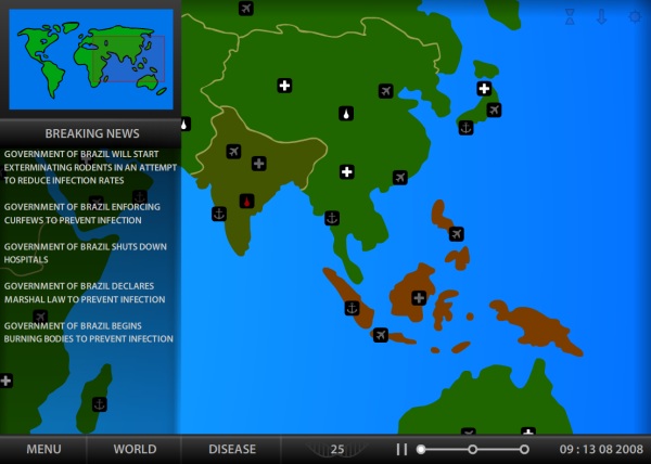 Pandemic 2 World Map